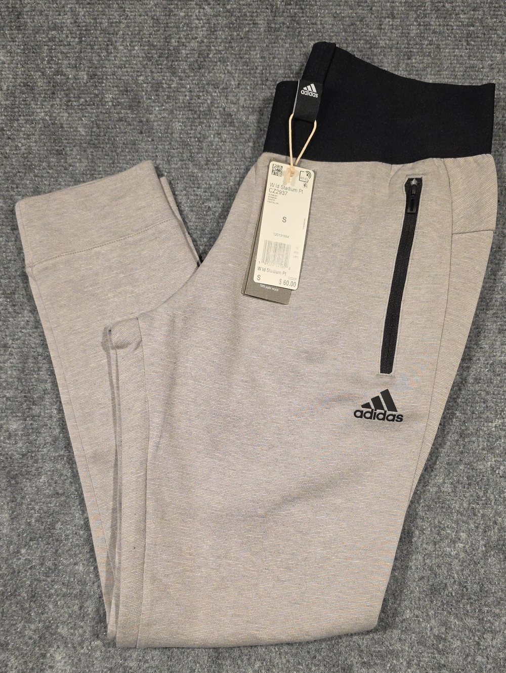 Adidas Womens Stadium Pant Grey Small